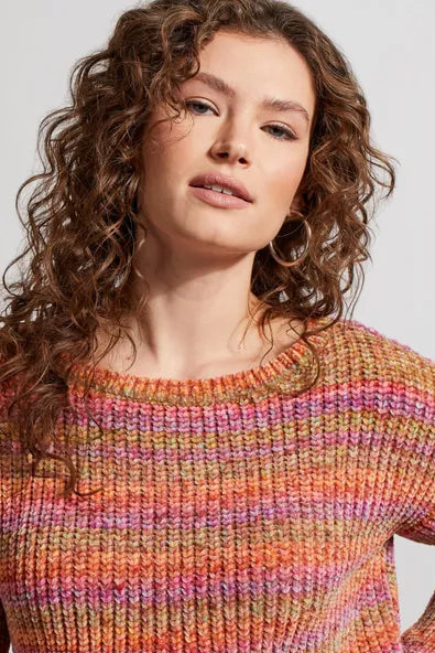 Tribal Rainbow Chenille Sweater