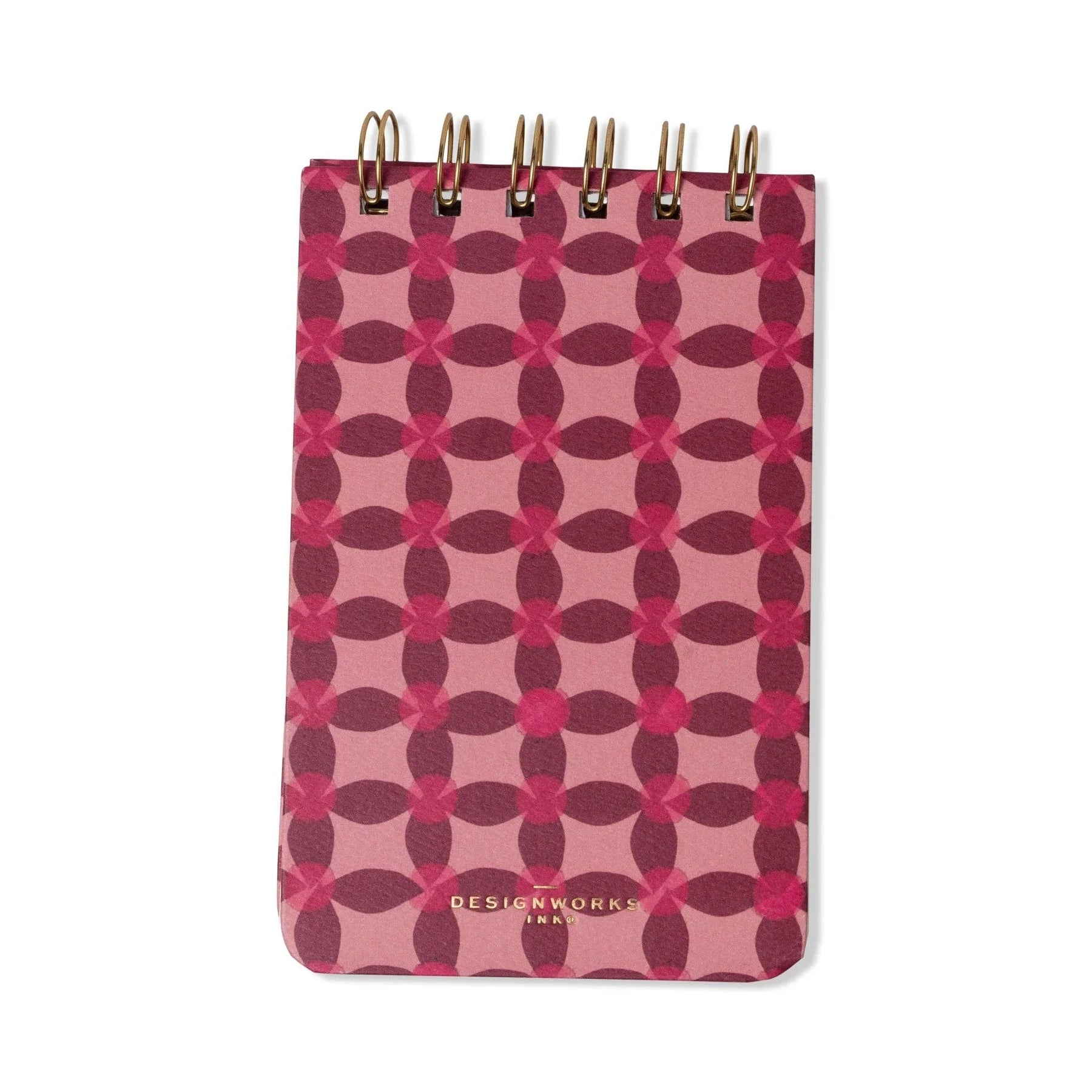 Twin Wire Notepad - Pinwheel Pink