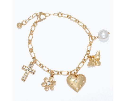 Gold Charm Bracelet