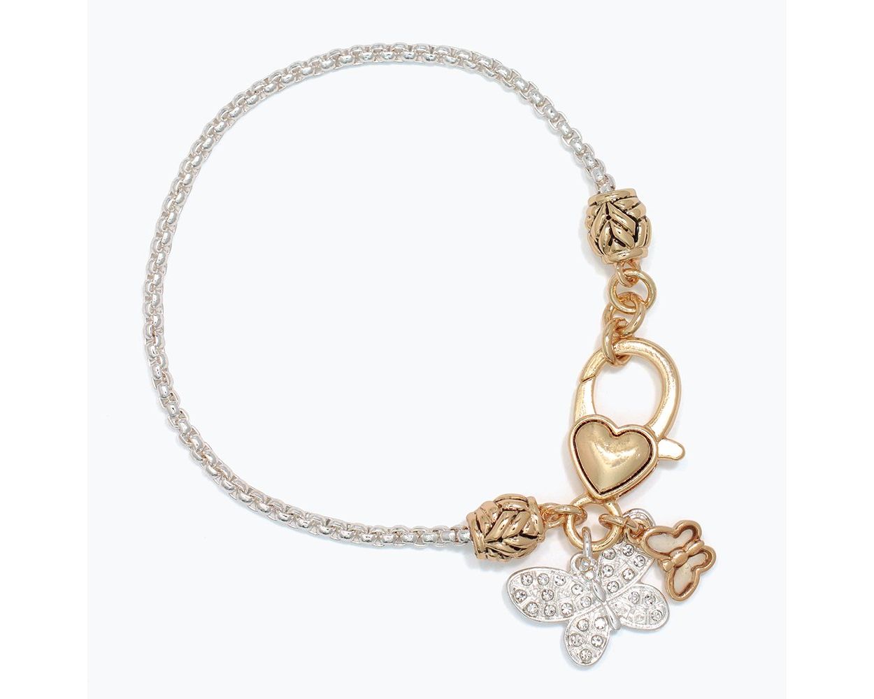 Two Tone Chain Bracelet