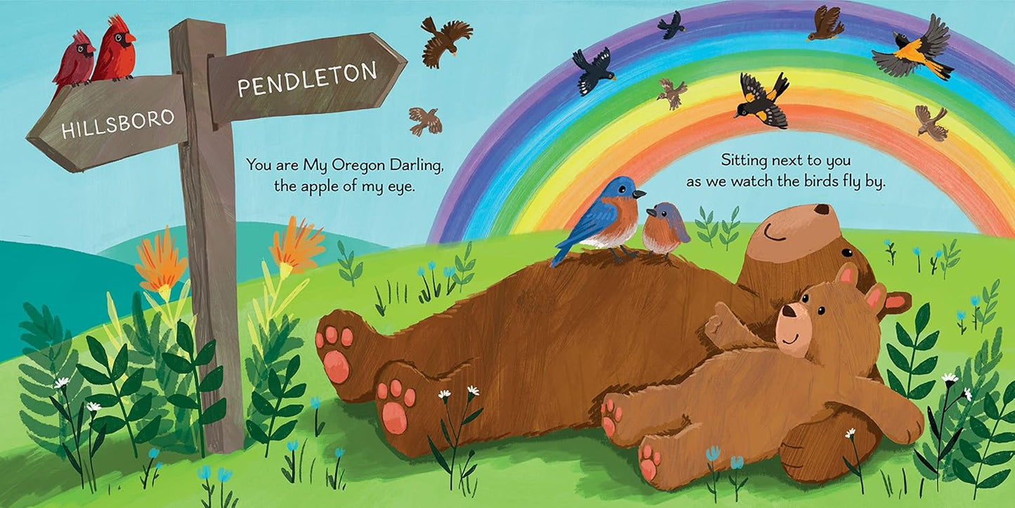 I Love You as Big as Oregon: A Sweet Love Board Book for Toddlers