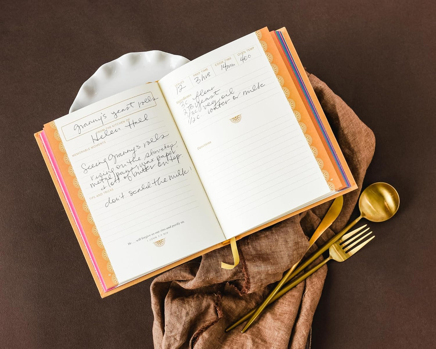 My Family Recipe Journal: With Prayers and Scriptures