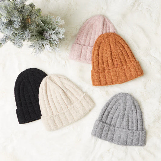 Ribbed Knit Beanie