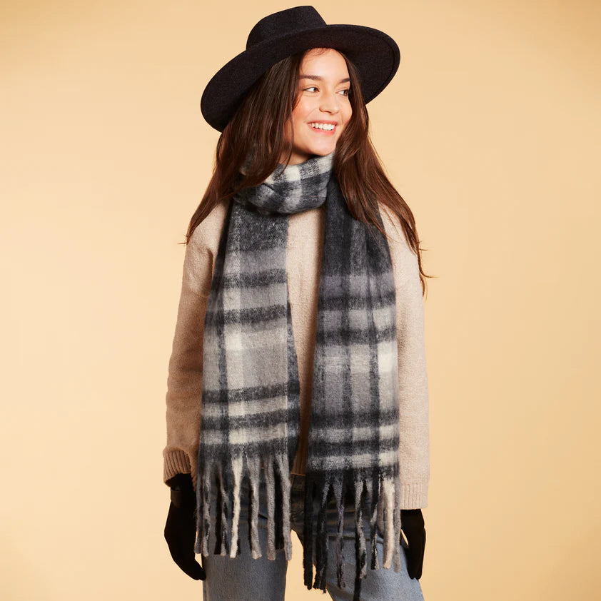 Cozy Plaid Scarf