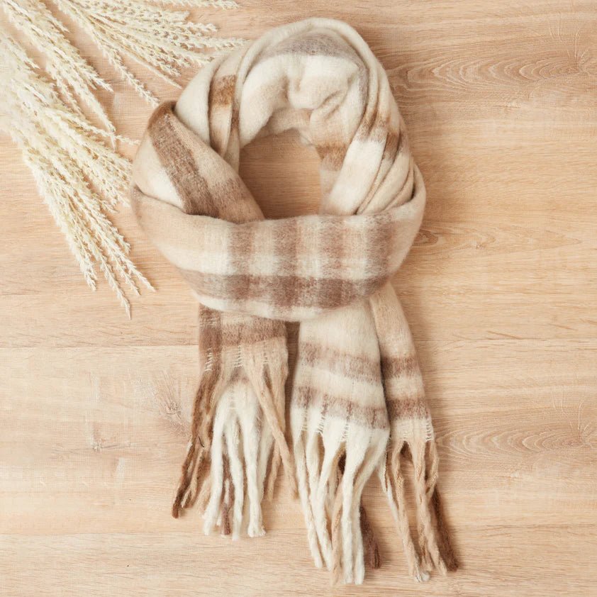 Cozy Plaid Scarf