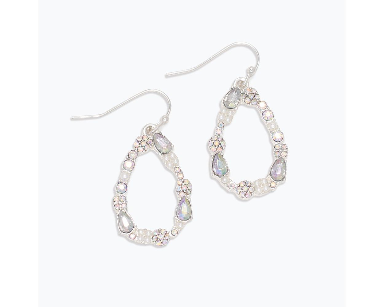 Silver Teardrop Earrings