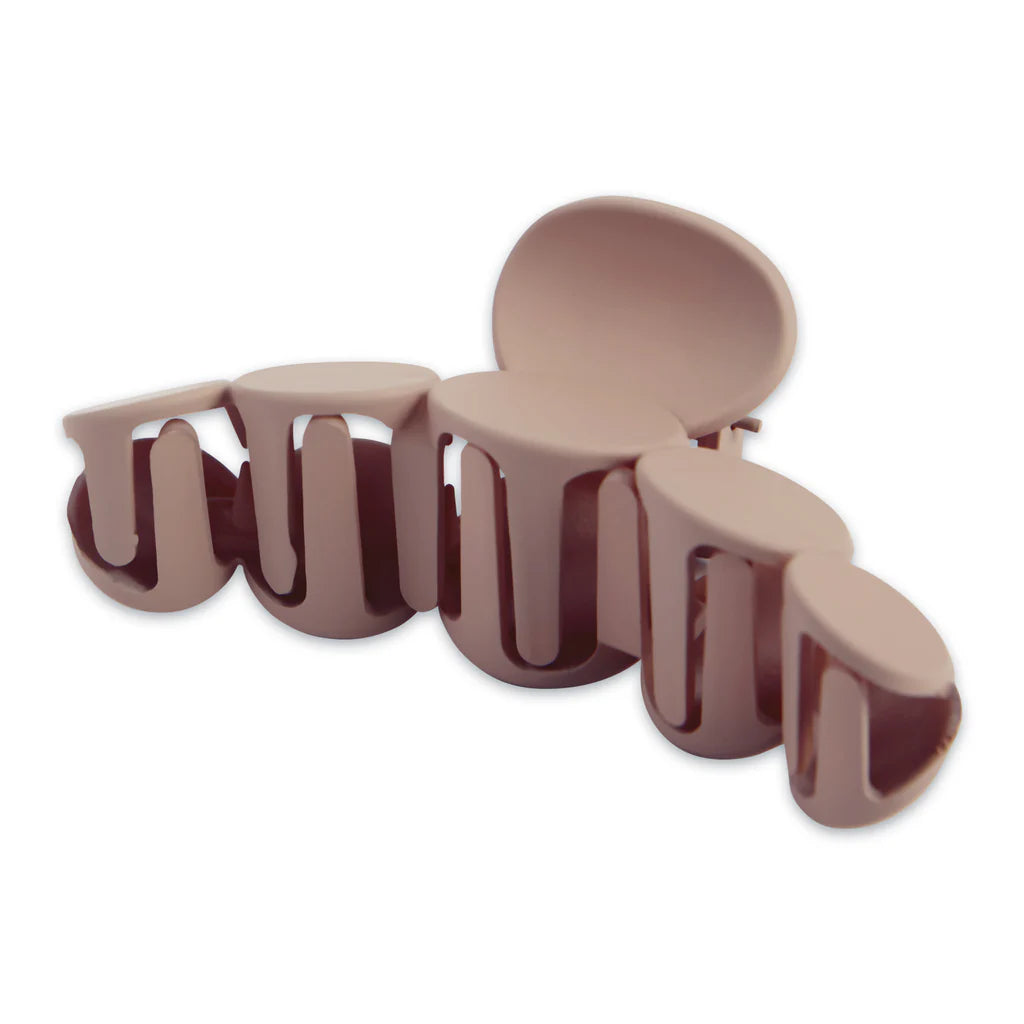 Matte Circles Hair Claw - Multiple Color Options