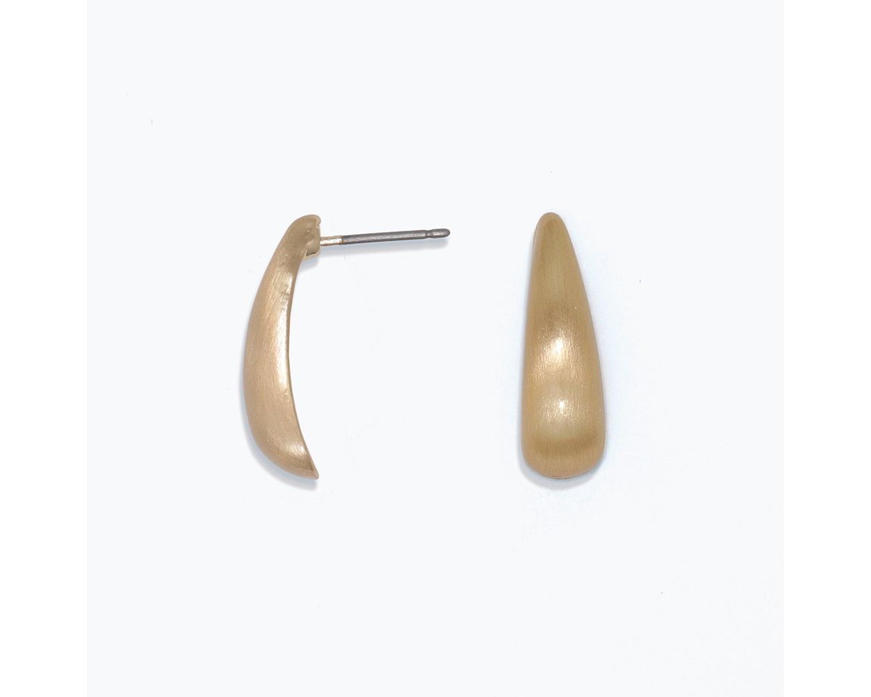Burnished Gold Drop Earrings