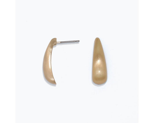 Burnished Gold Drop Earrings