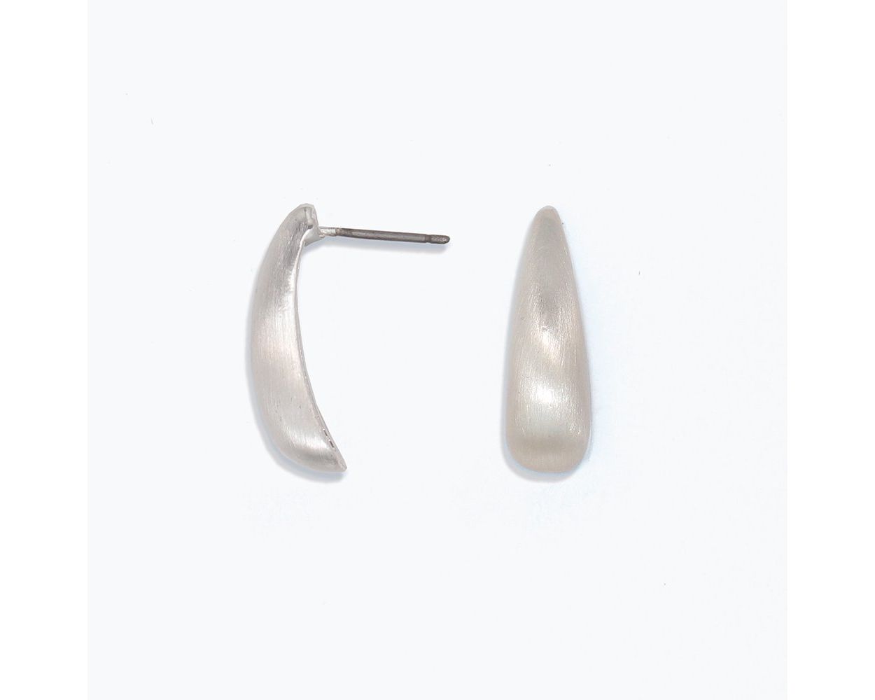 Burnished Gold/Silver Drop Earrings