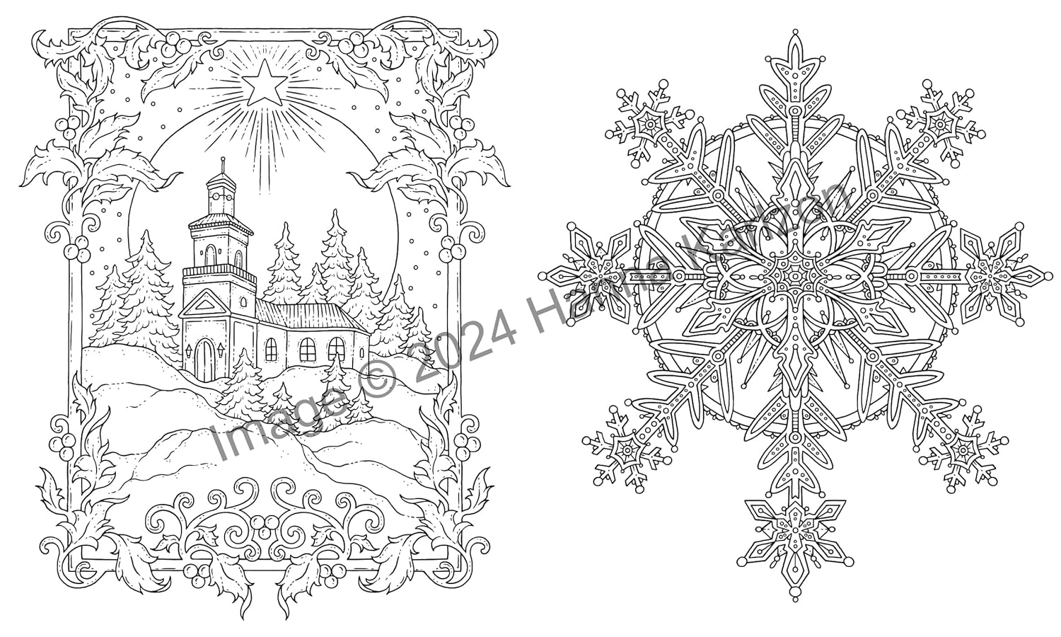 Merry Christmas Coloring Book