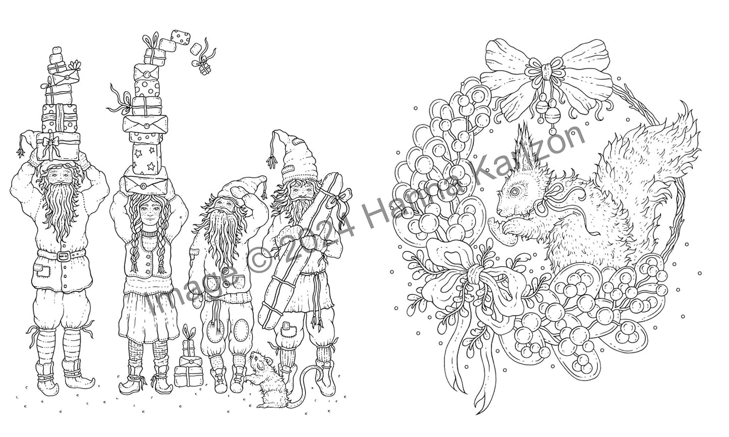 Merry Christmas Coloring Book