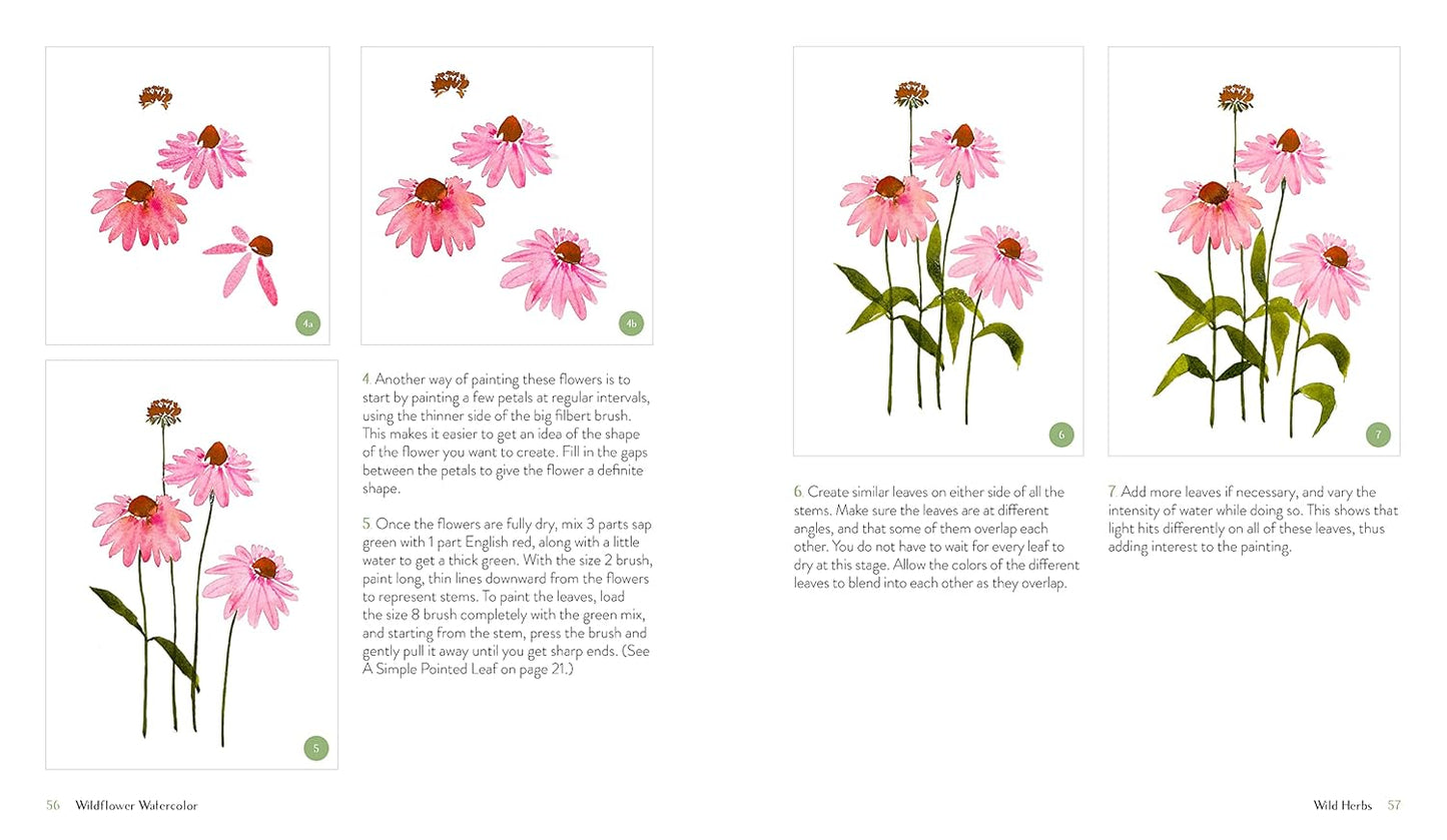 Wildflower Watercolor: The Beginner’s Guide to Painting Beautiful Florals