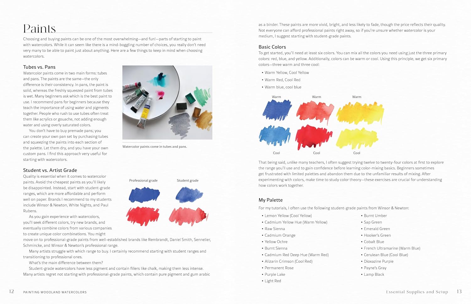 Painting Woodland Watercolors: Learn To Paint Beautiful Mushrooms, Animals, Insects, And Other Forest Wonders