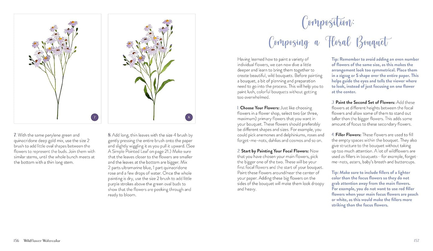 Wildflower Watercolor: The Beginner’s Guide to Painting Beautiful Florals