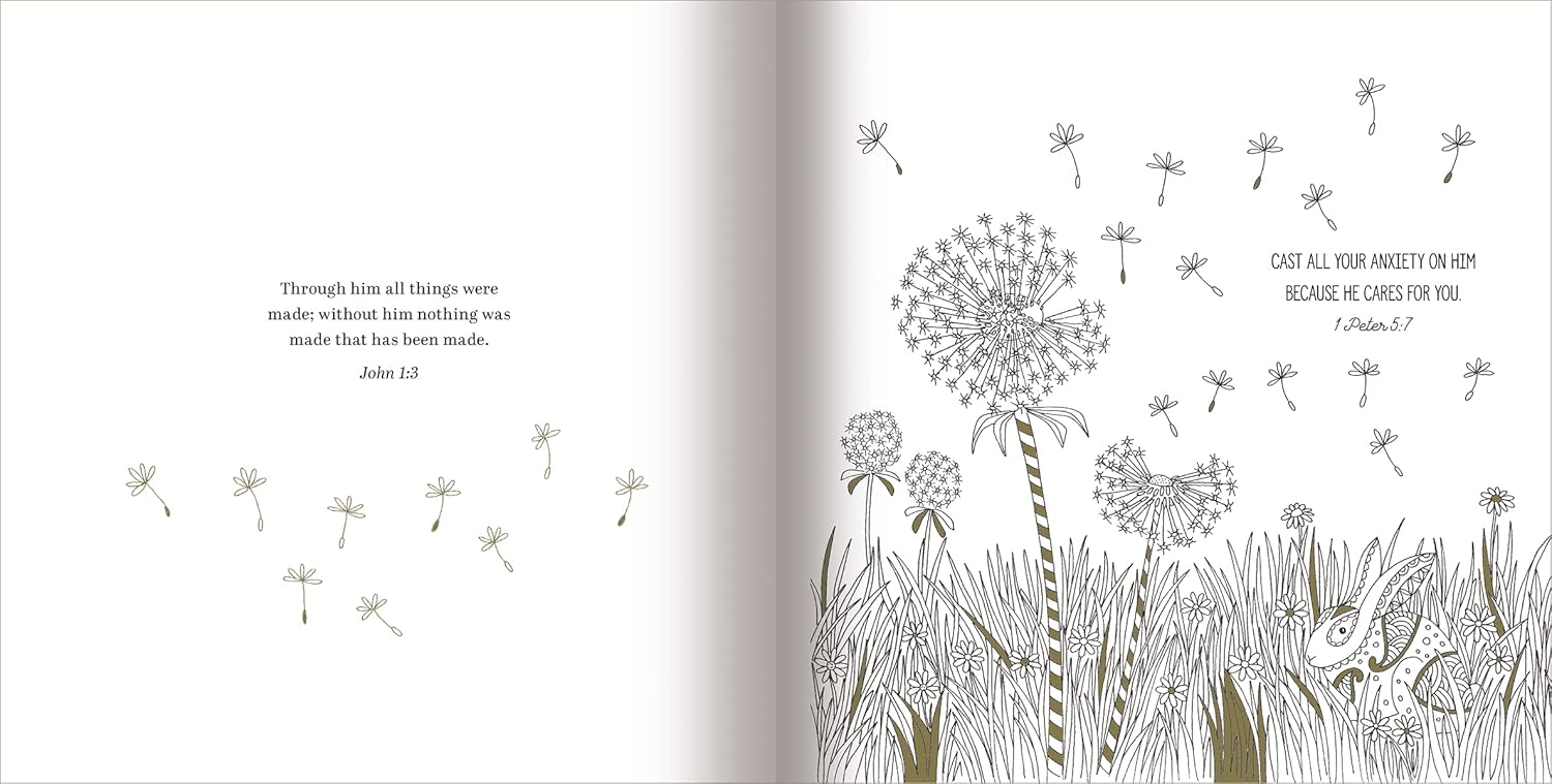 Peace Be with You: An Inspirational Coloring Book for Stress Relief and Creativity