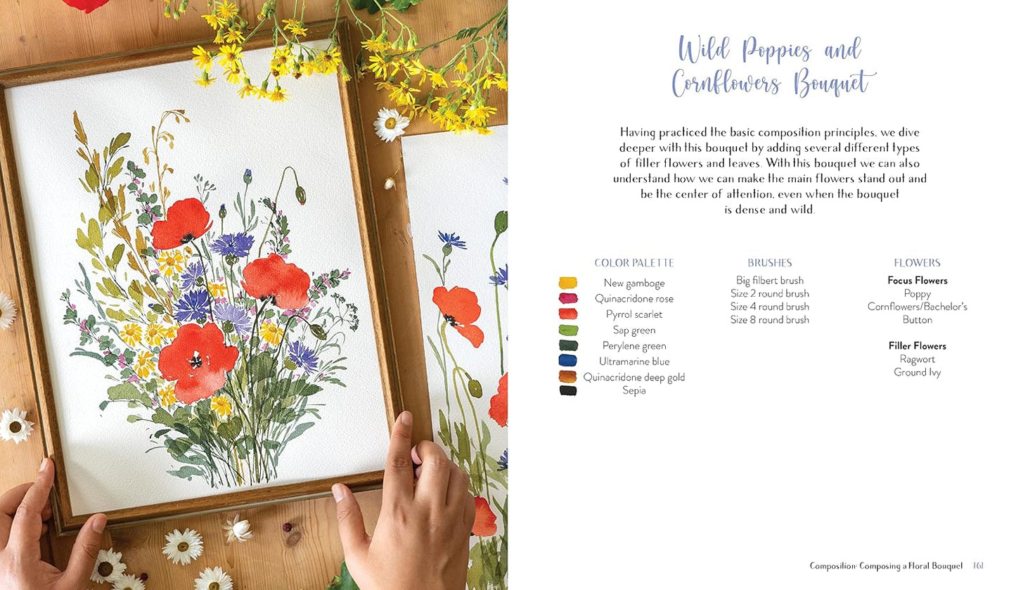 Wildflower Watercolor: The Beginner’s Guide to Painting Beautiful Florals