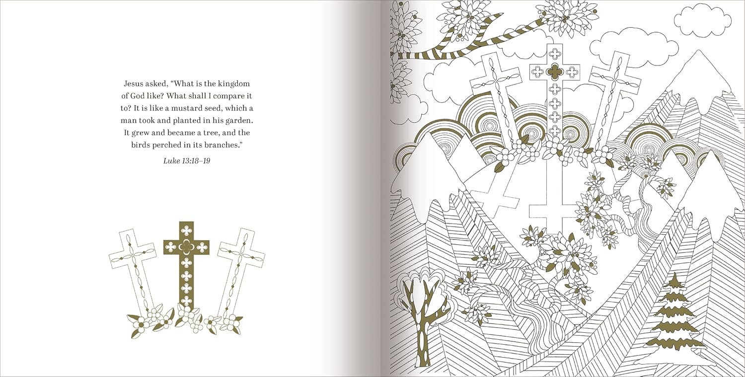 Peace Be with You: An Inspirational Coloring Book for Stress Relief and Creativity
