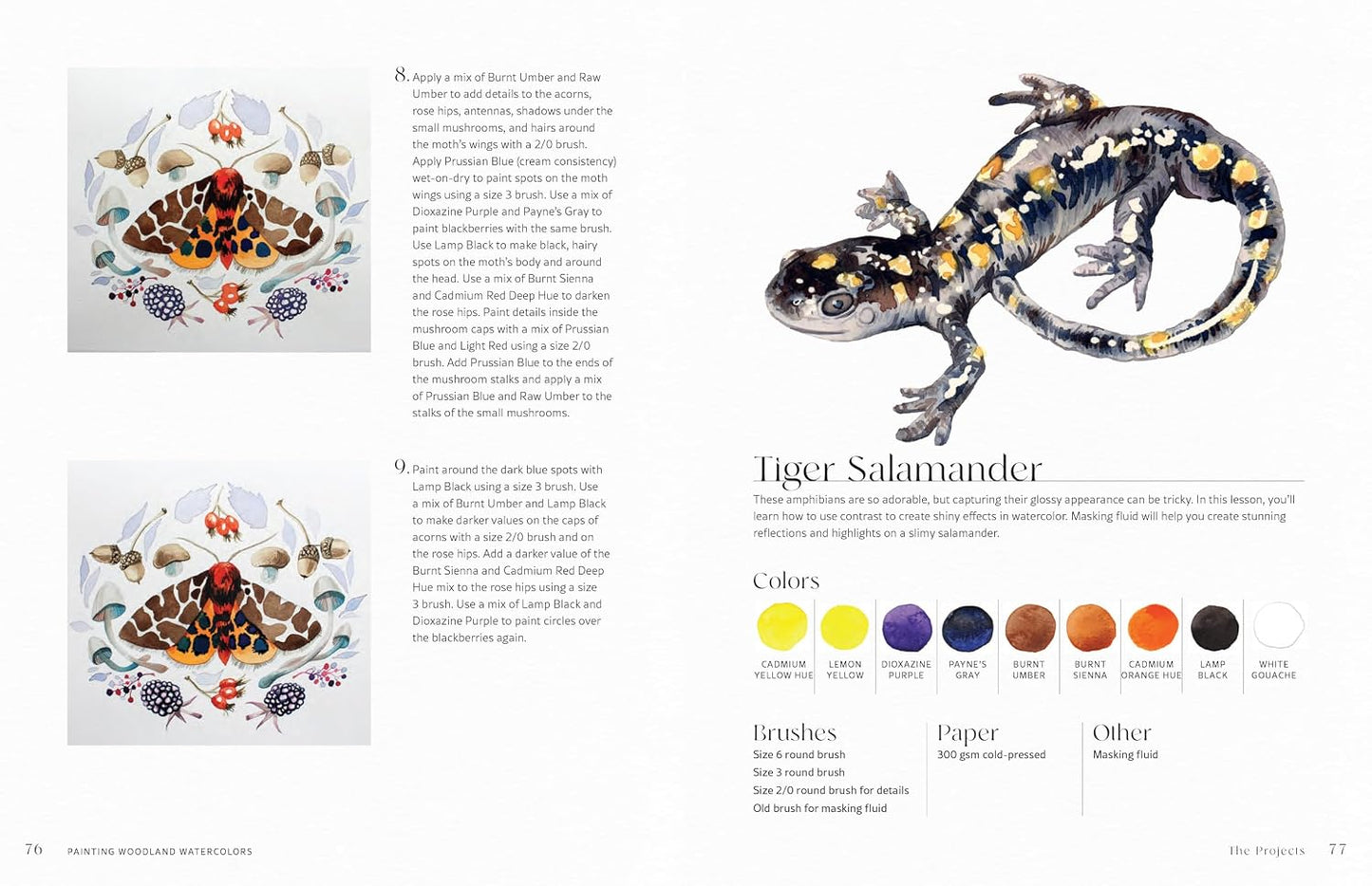 Painting Woodland Watercolors: Learn To Paint Beautiful Mushrooms, Animals, Insects, And Other Forest Wonders