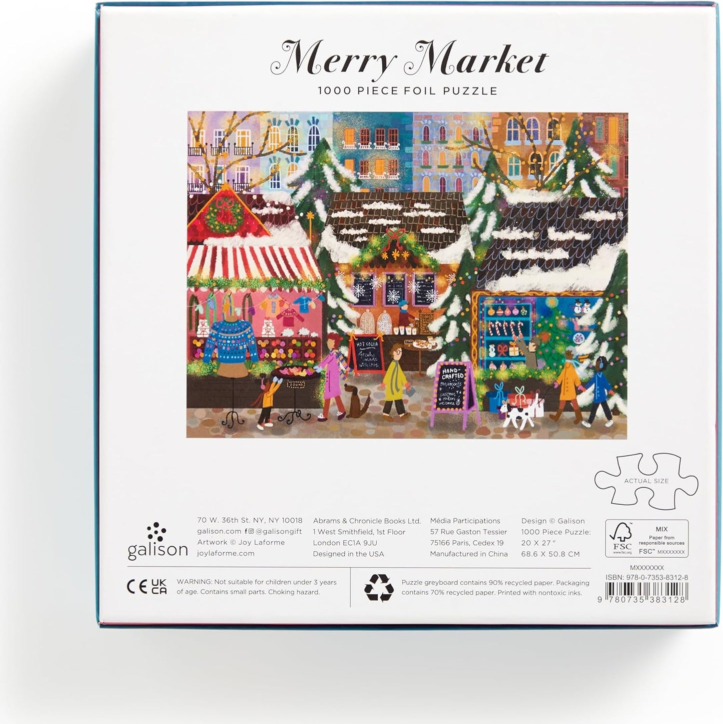 Joy Laforme Merry Market 1000 Piece Puzzle