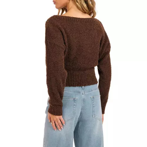 Sage The Label Indira Boat Neck Sweater
