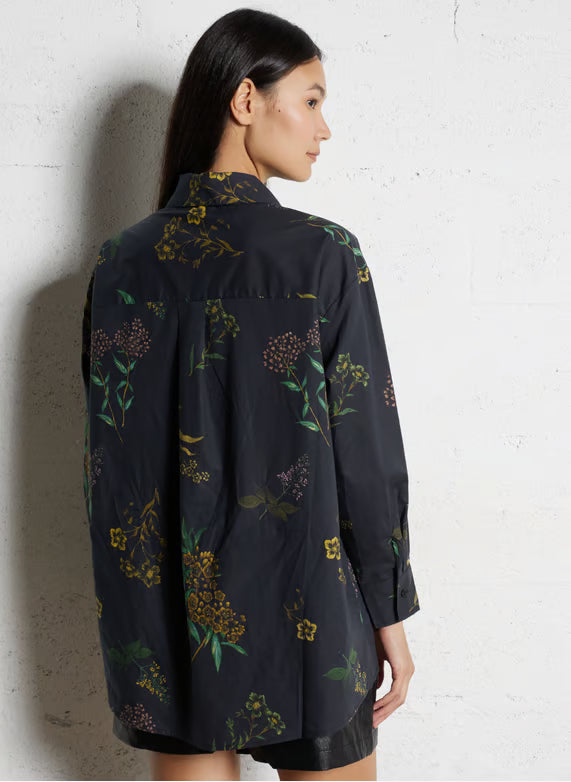 The Korner Long Sleeve Floral Print Shirt