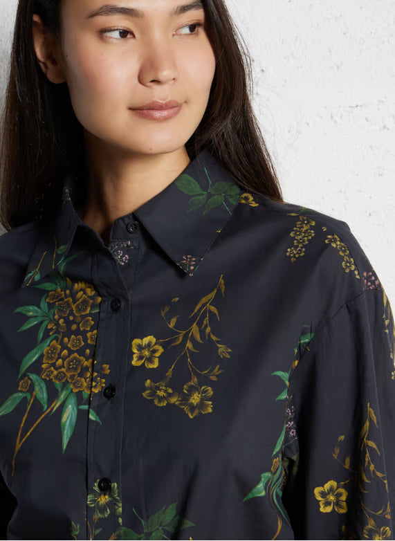 The Korner Long Sleeve Floral Print Shirt