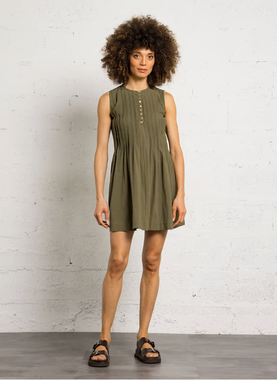 The Korner Flared Short Cotton Dress