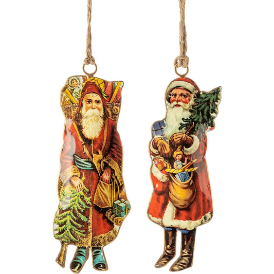 Artwork Transfer Santa Ornaments