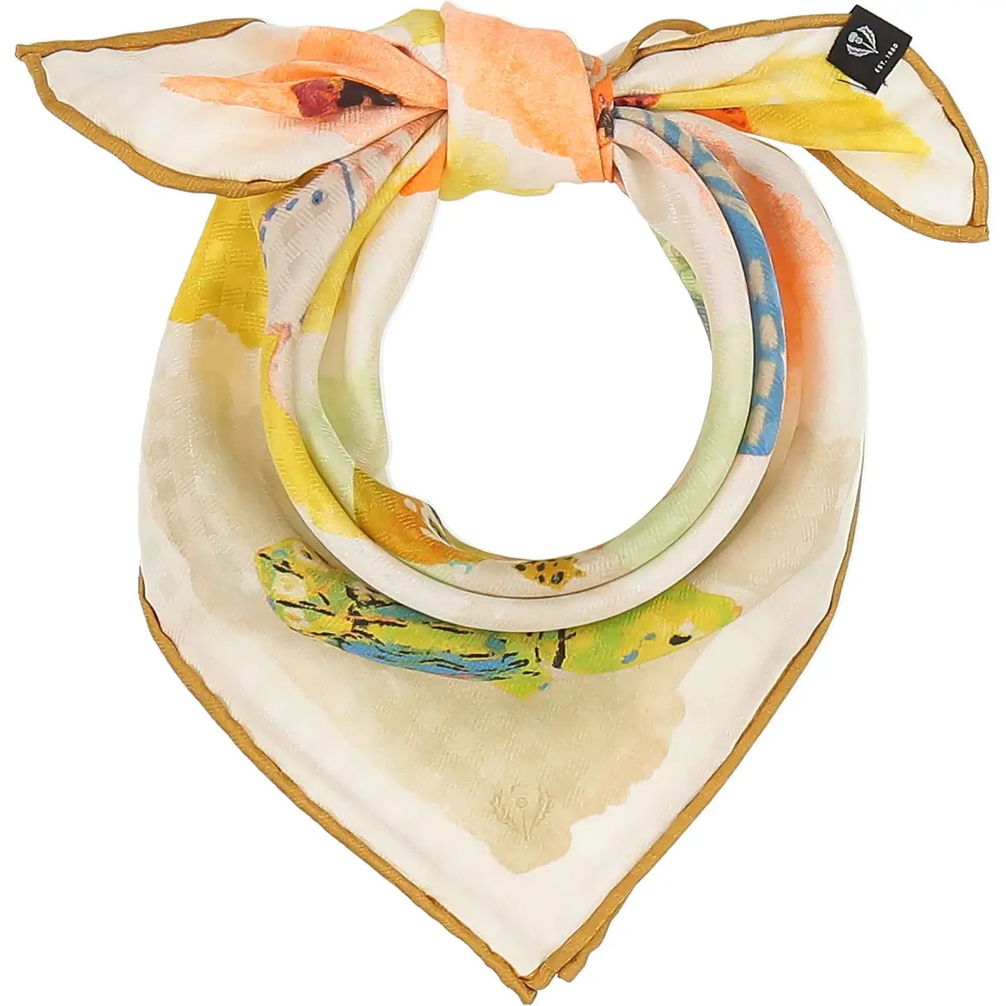 Fraas Butterfly Stamps Silk Neckie