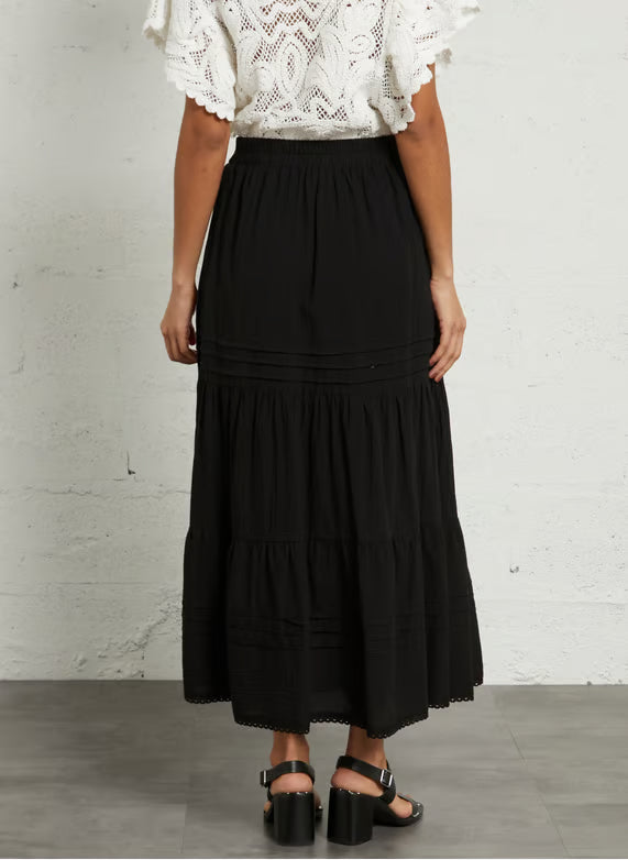 The Korner Cotton Midi Skirt