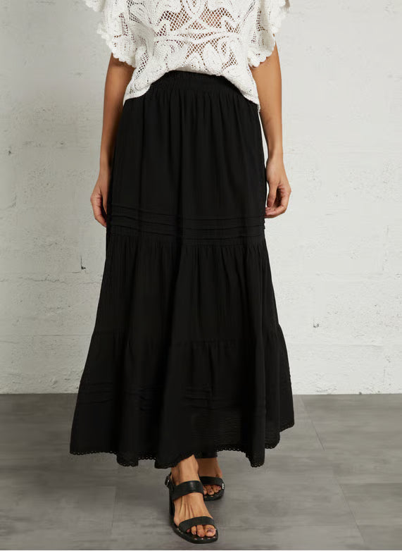 The Korner Cotton Midi Skirt