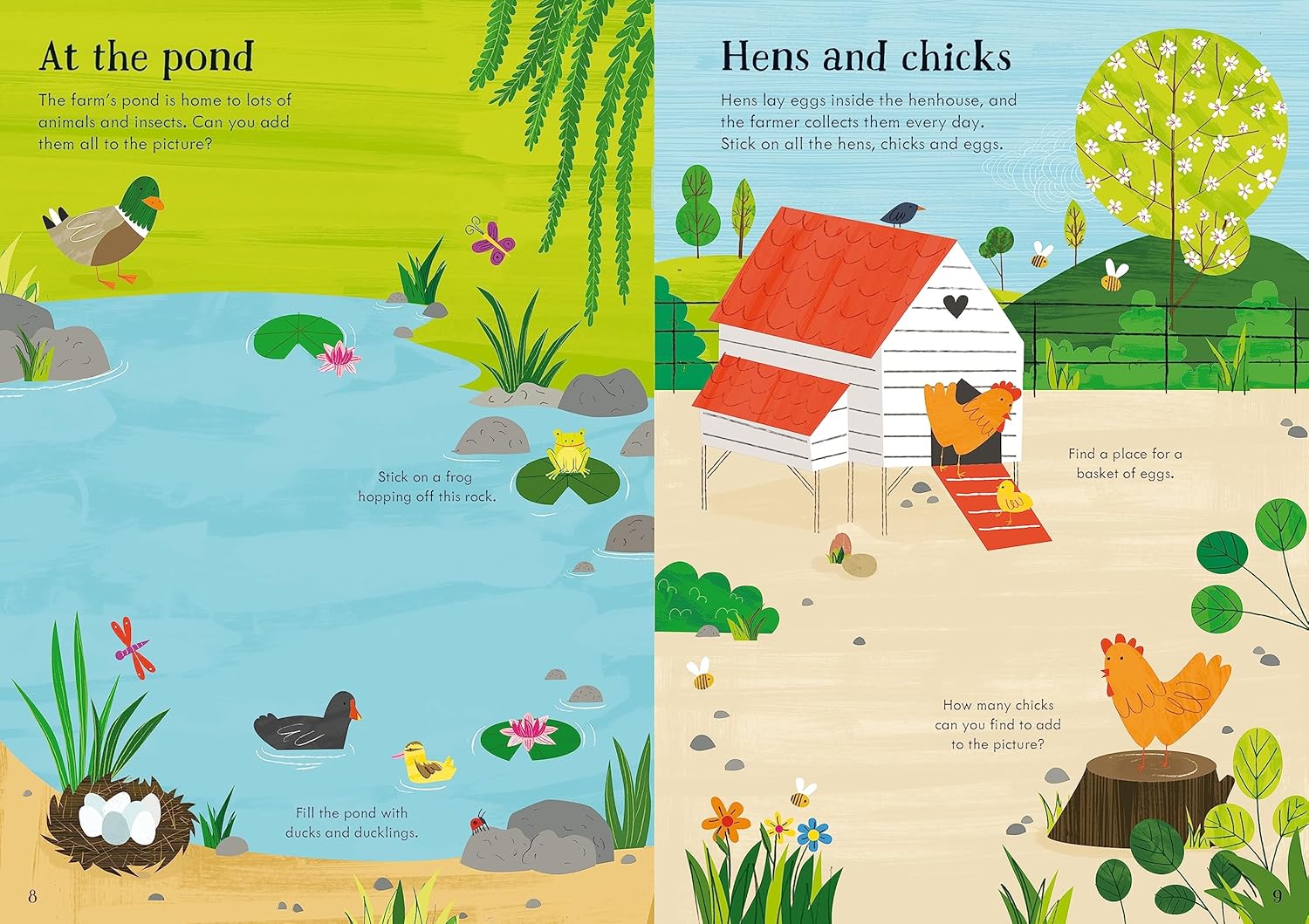 Little First Stickers Farm: Over 250 Stickers to Explore Farm Animals for Children