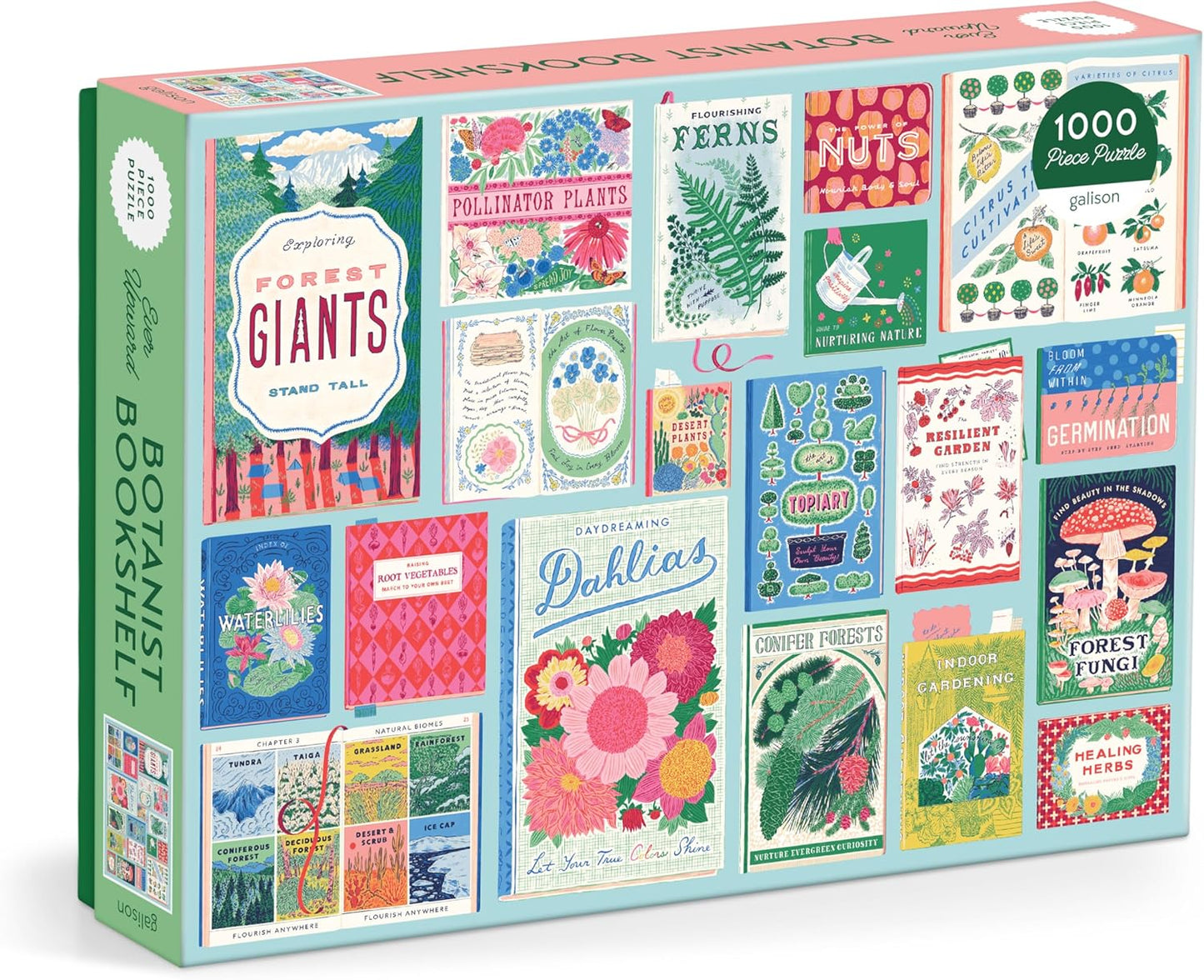 Ever Upward Botanist Bookshelf – 1000 Piece Jigsaw Puzzle
