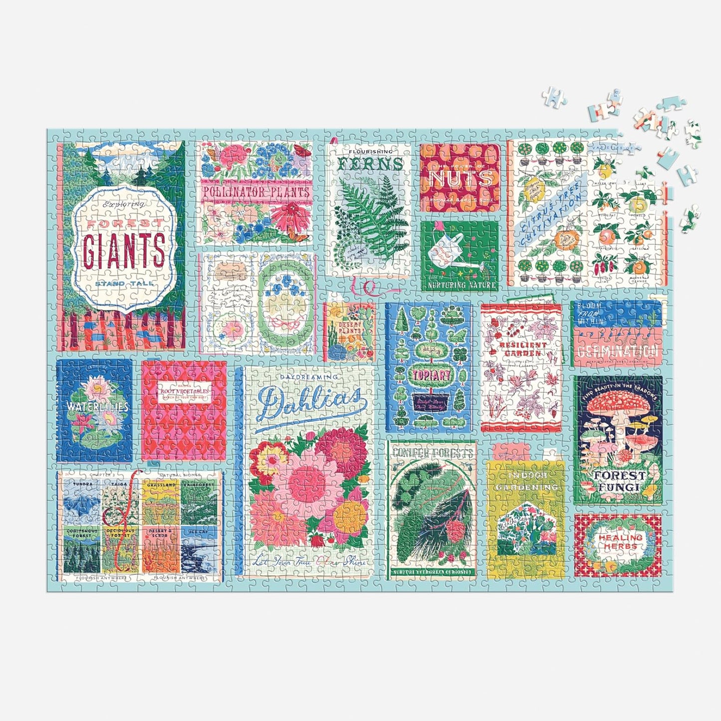 Ever Upward Botanist Bookshelf – 1000 Piece Jigsaw Puzzle