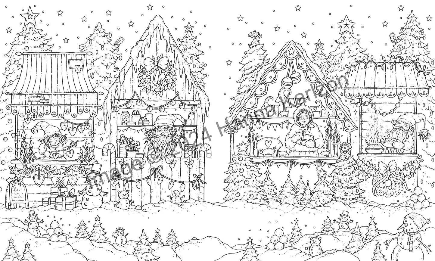 Merry Christmas Coloring Book