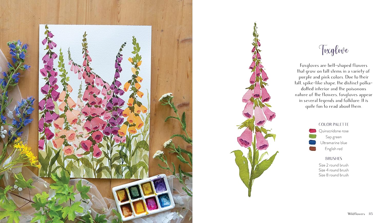 Wildflower Watercolor: The Beginner’s Guide to Painting Beautiful Florals