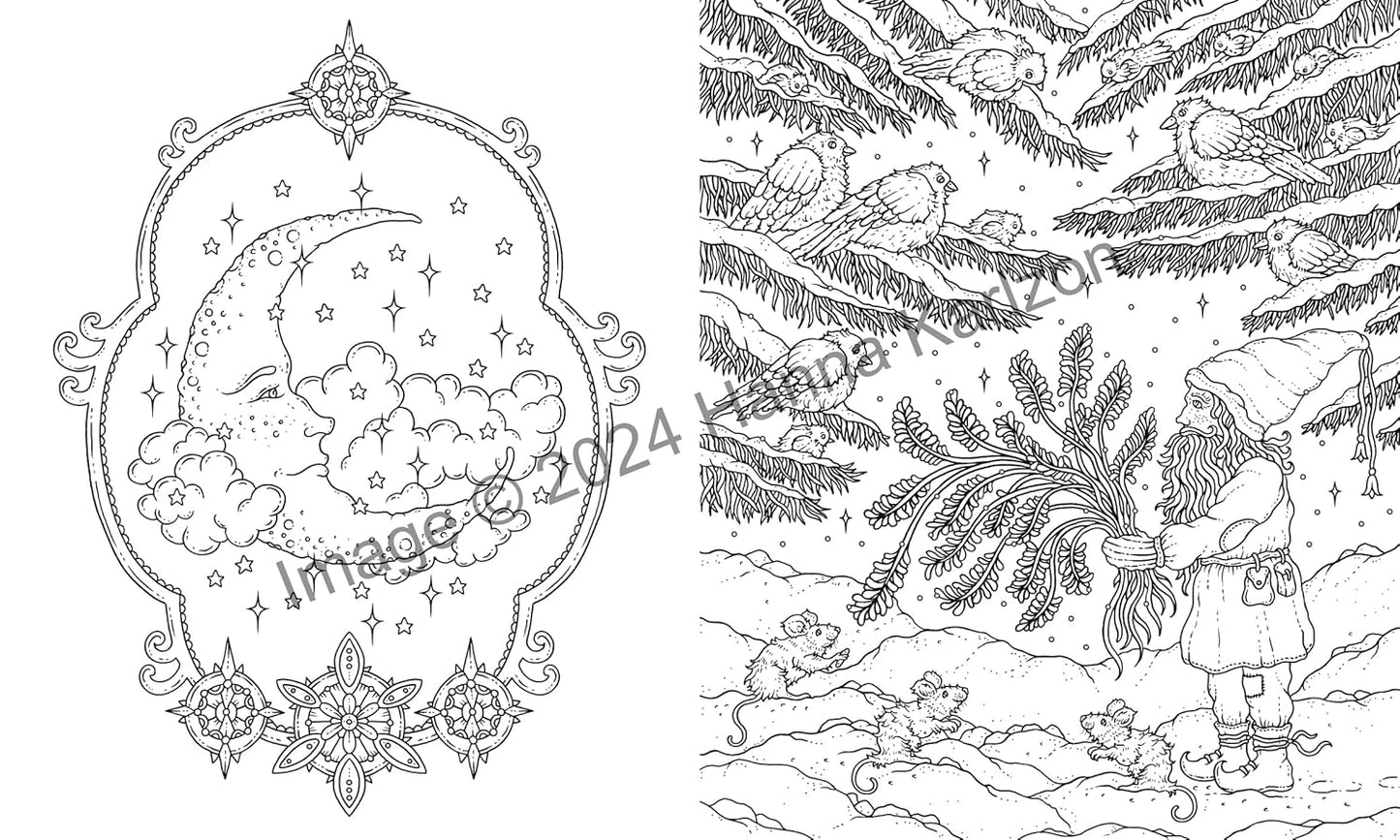 Merry Christmas Coloring Book