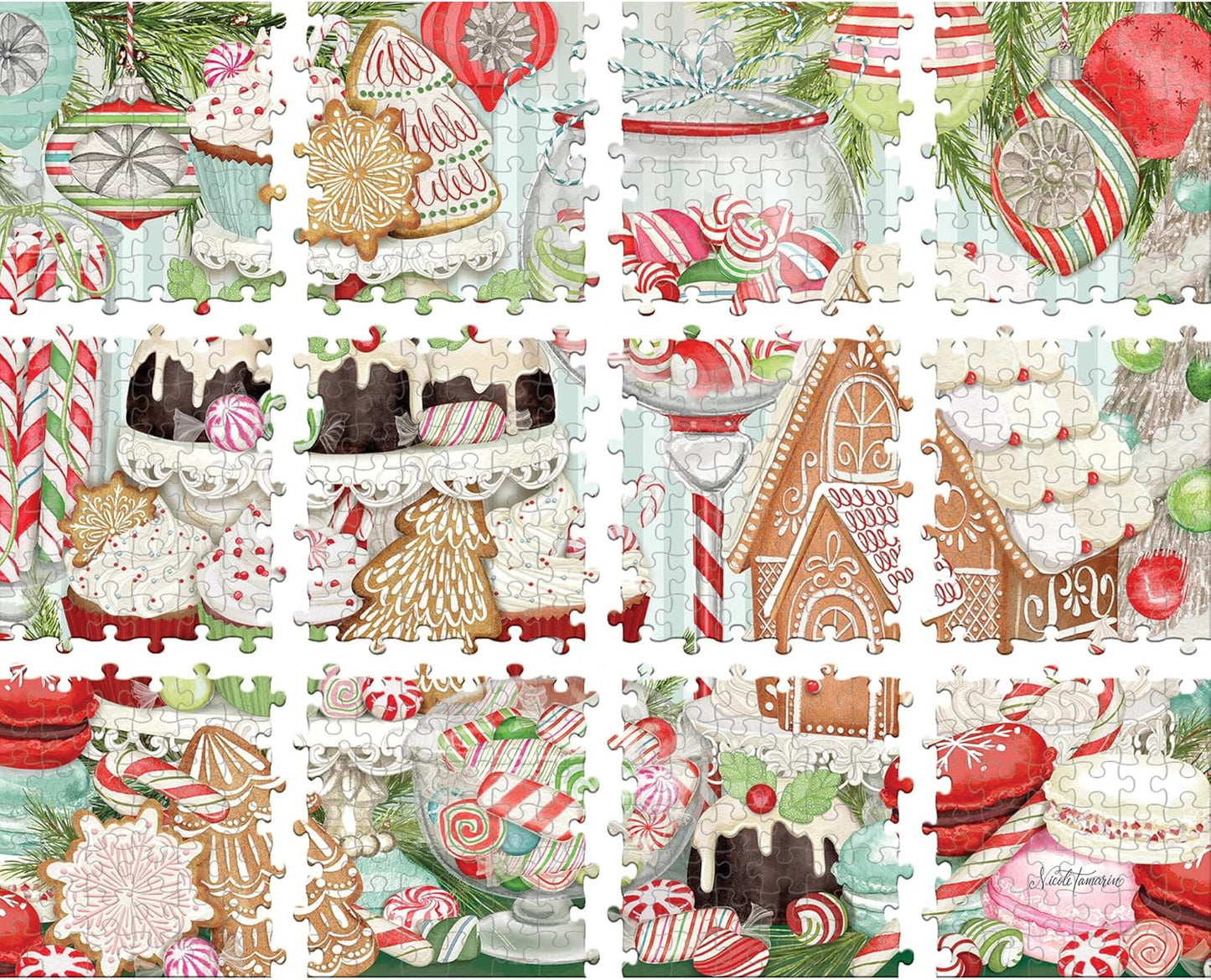 Holiday Treats Countdown Calendar - 500 Pc Puzzle