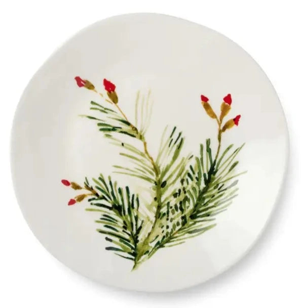 Holly and Vines Dessert Plate