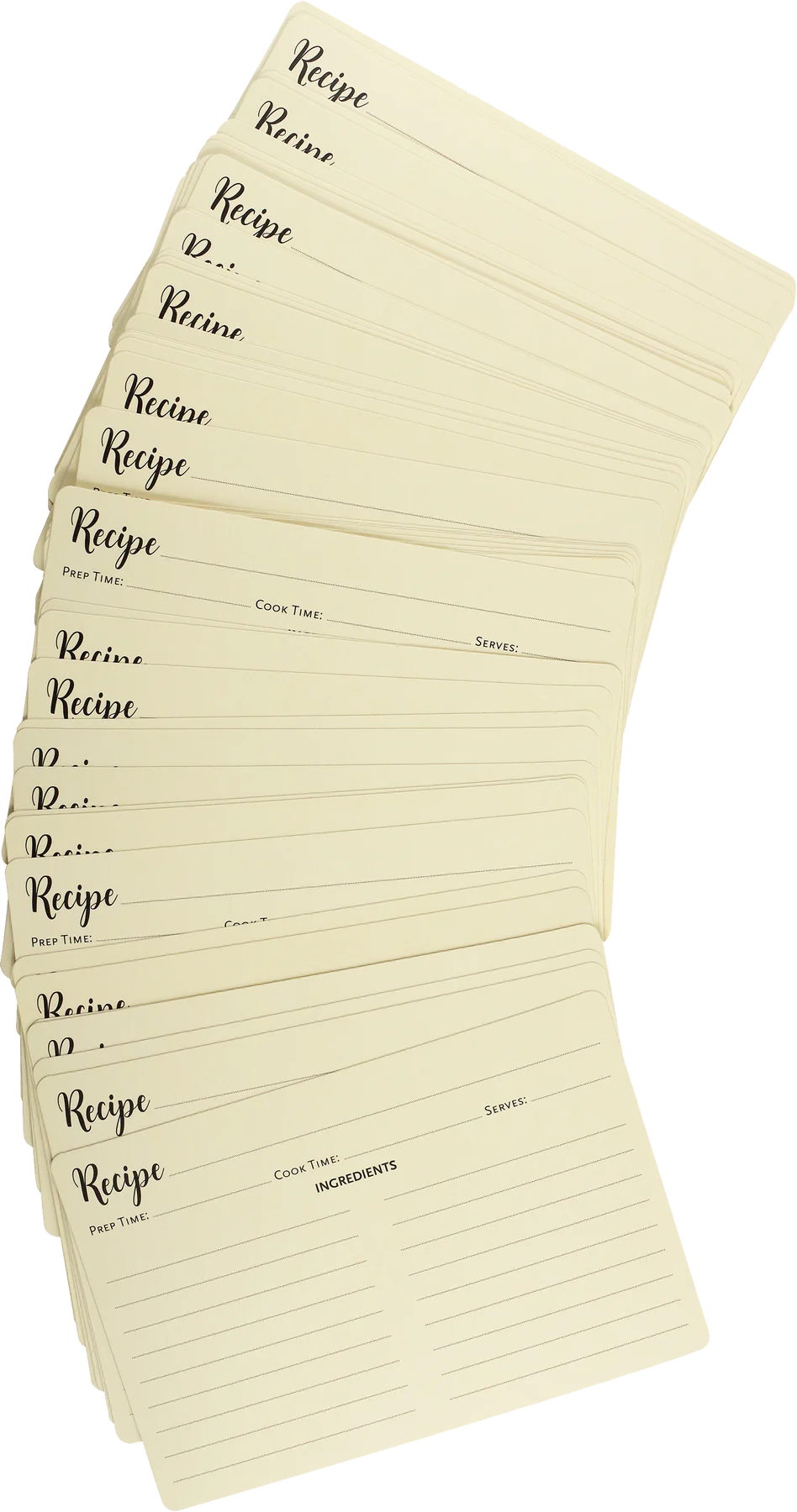 Recipe Card Refill Pack (50 Cards)