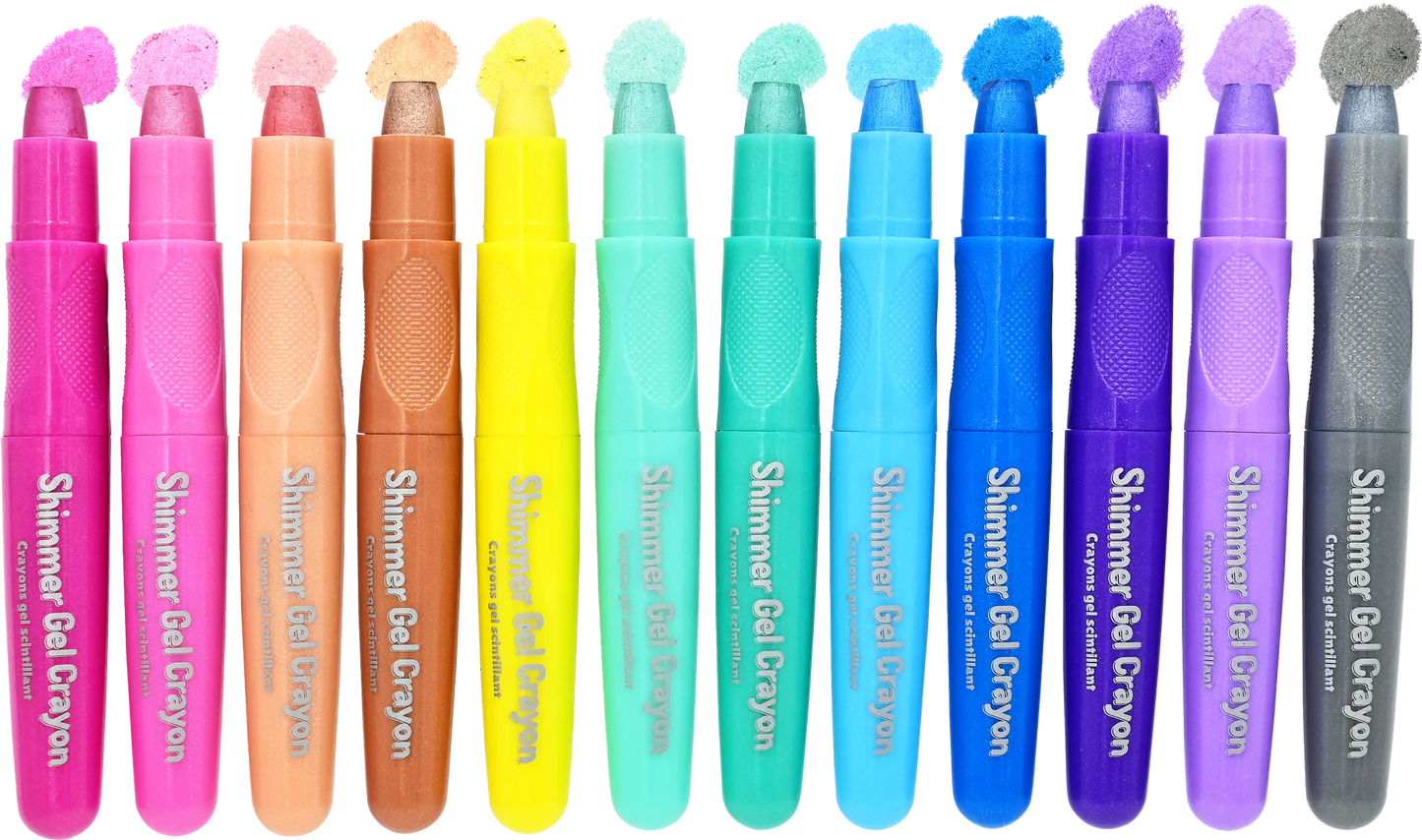 Studio Series Junior Shimmer Gel Crayons (set of 12)