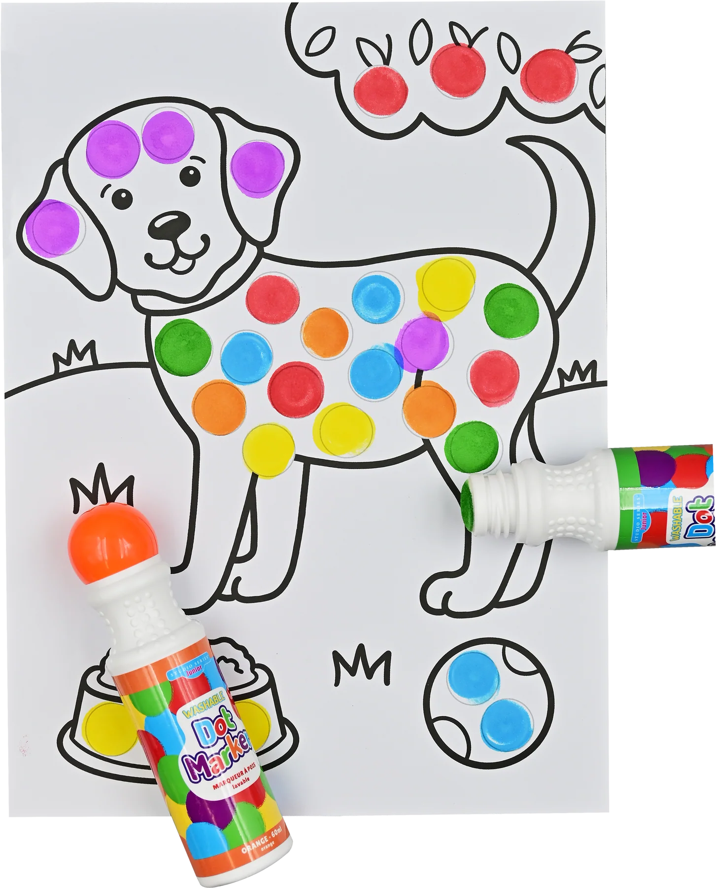 Studio Series Junior Washable Dot Markers (Set of 6)