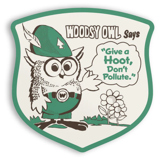 Woodsy Says Sticker