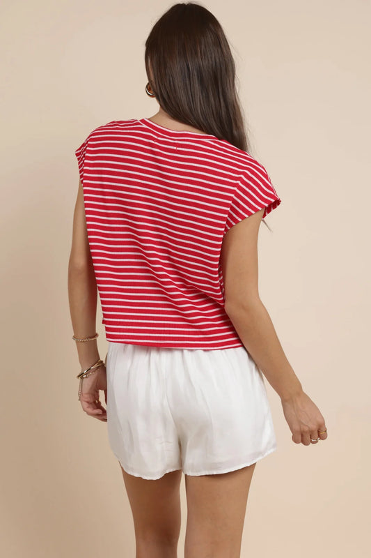 Sadie & Sage Chase The Sun Striped Top