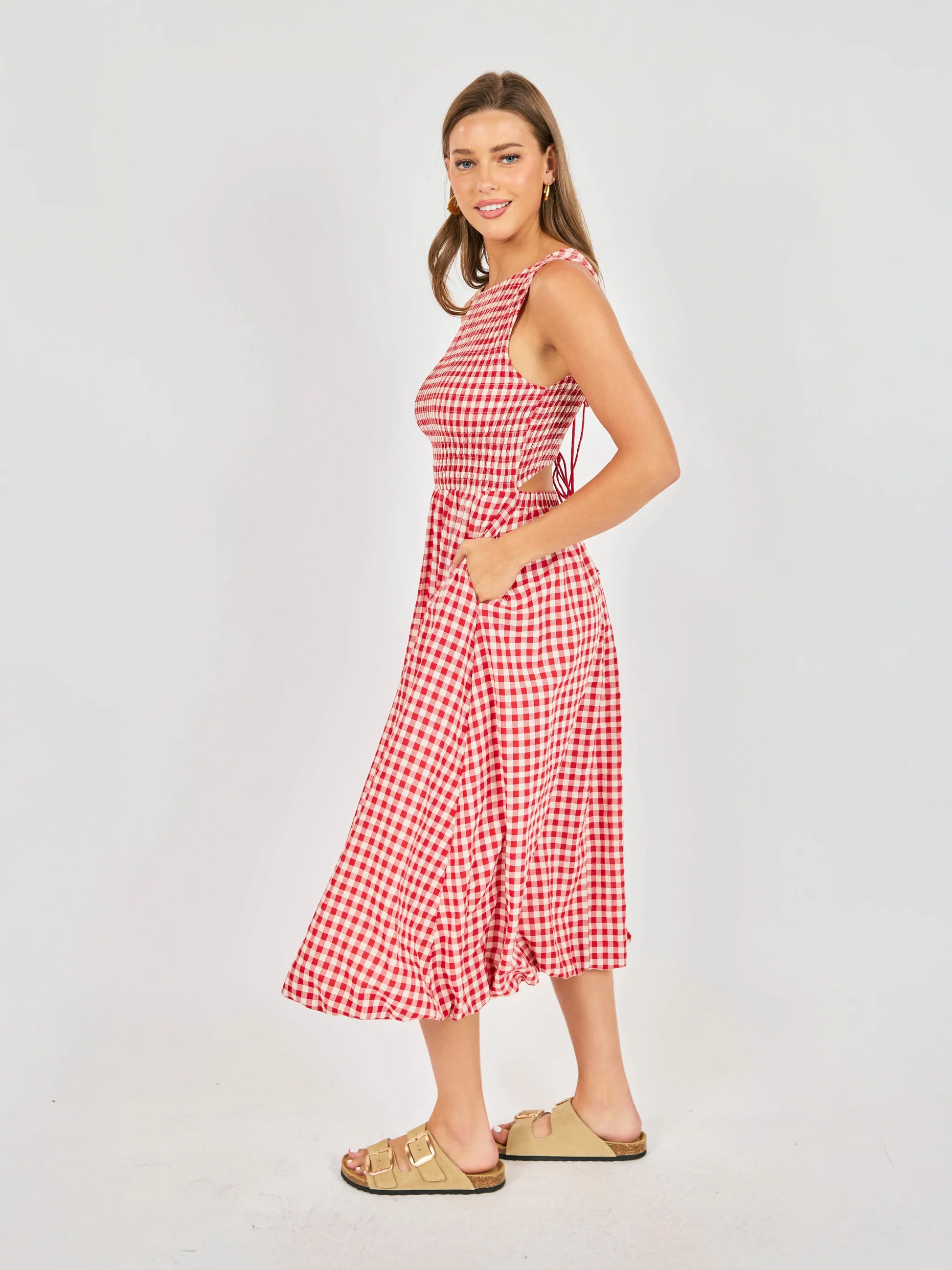Sadie & Sage Apple Butter Midi Dress