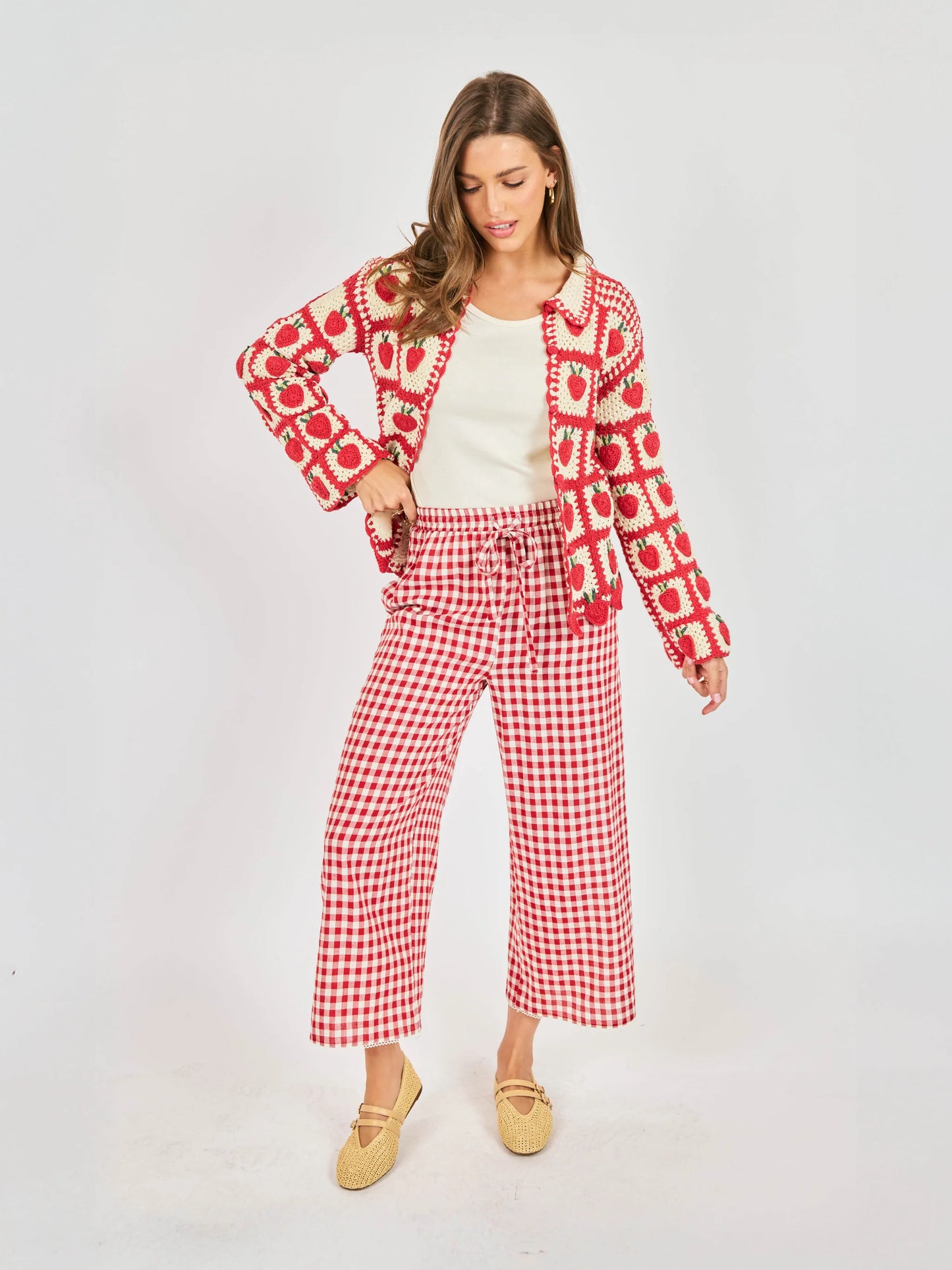 Sadie & Sage Berrylicious Crochet Cardi