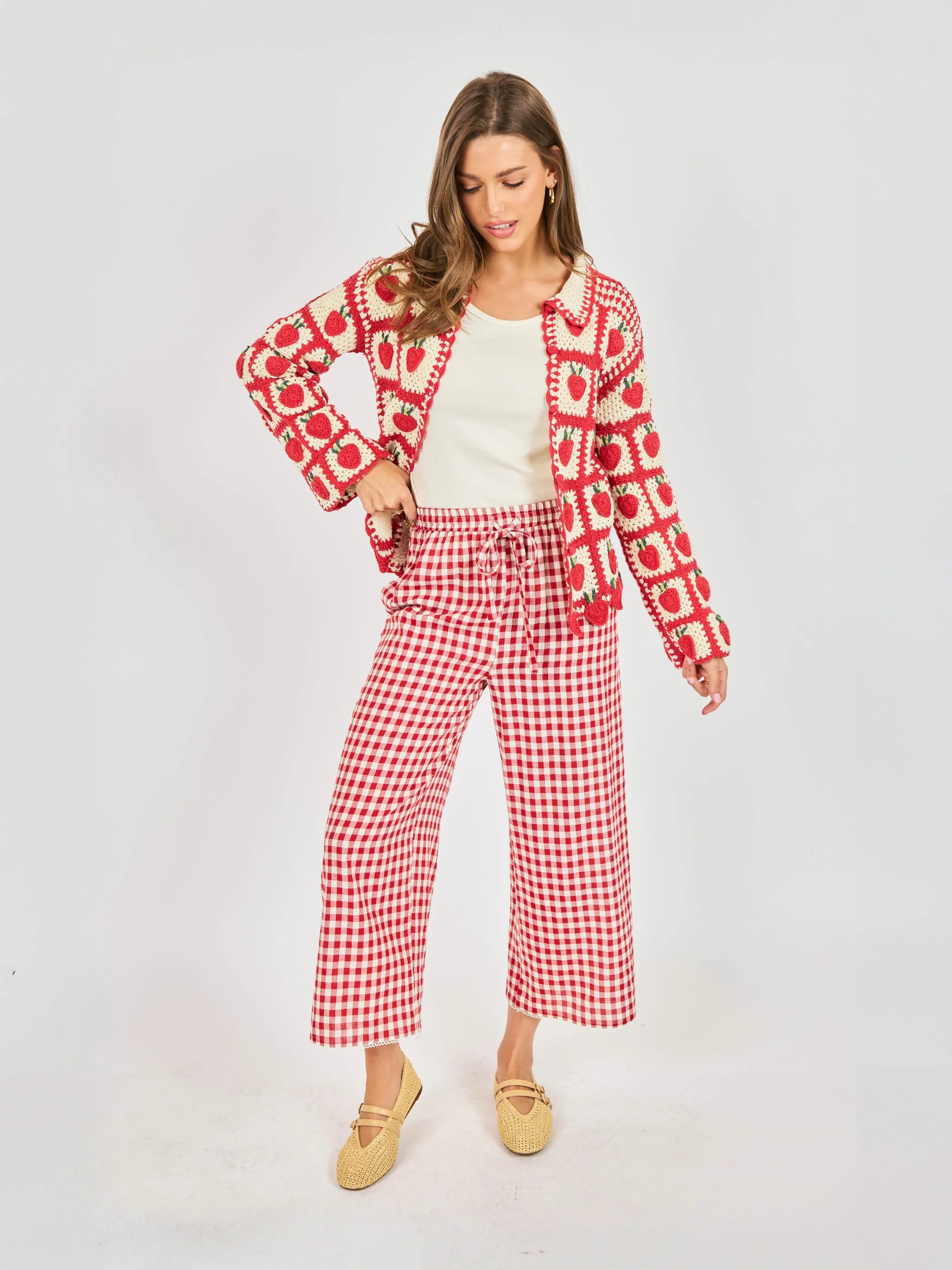 Sadie & Sage Berrylicious Crochet Cardi