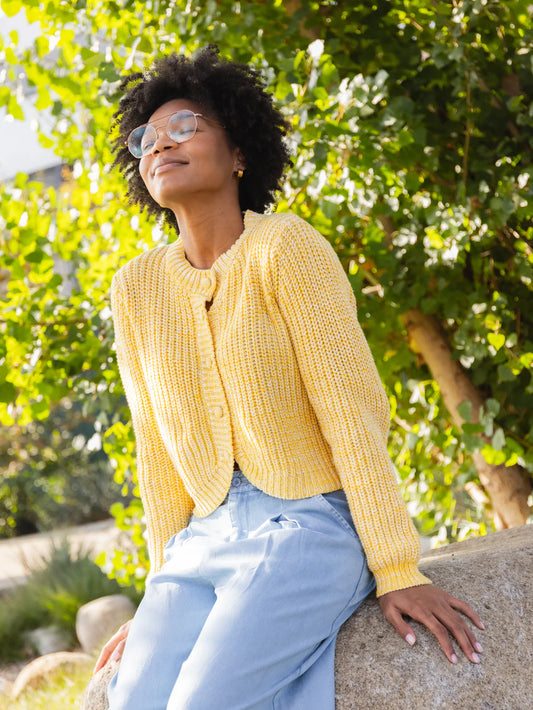 Sadie & Sage Sunroof Tulip Hem Cardi
