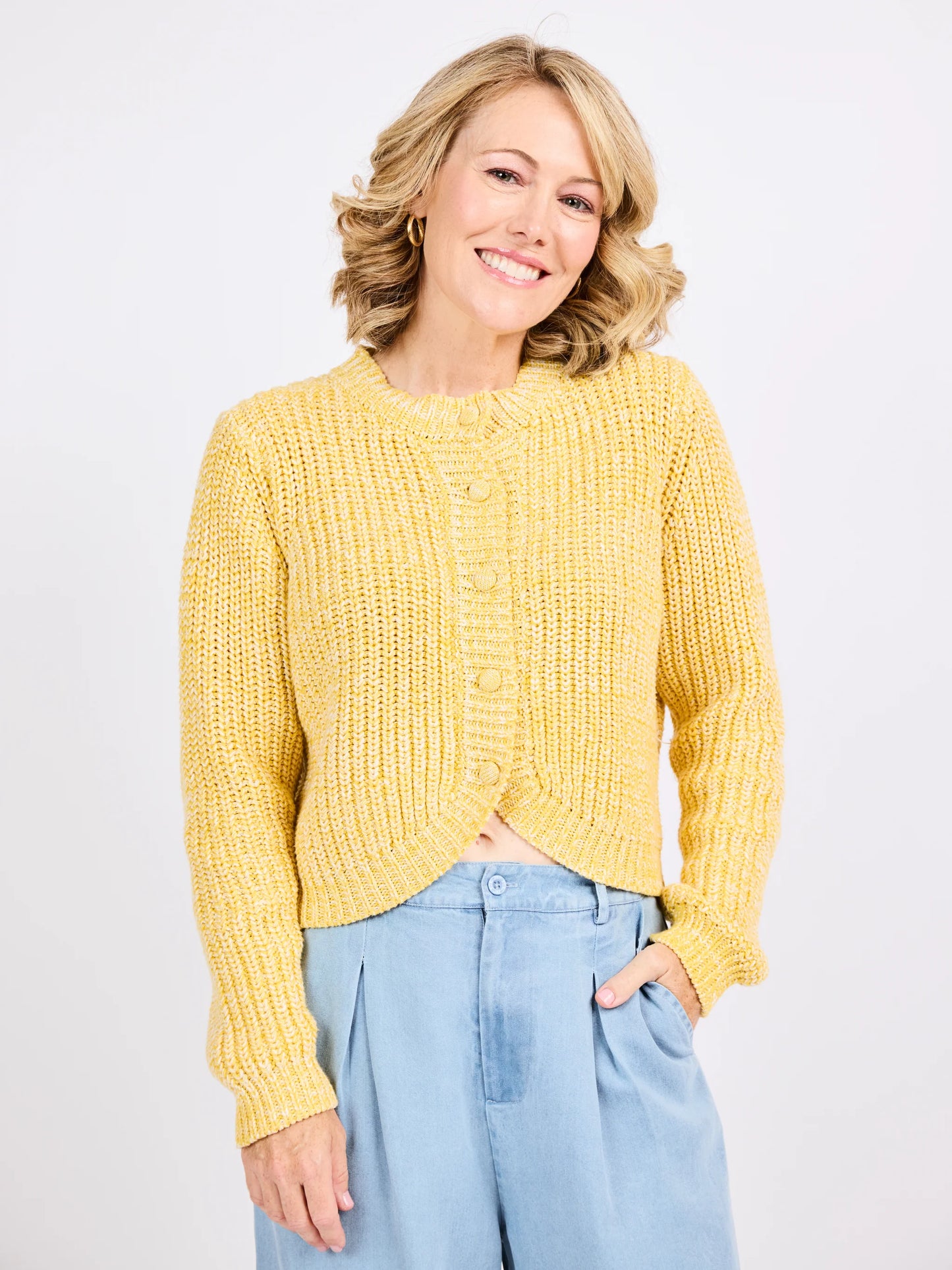 Sadie & Sage Sunroof Tulip Hem Cardi